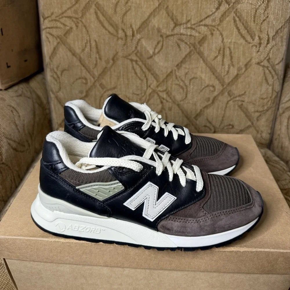 New Balance 998 Made In USA Teddy Santis Brown Toe U998RE Men's Size 6D Sneakers
